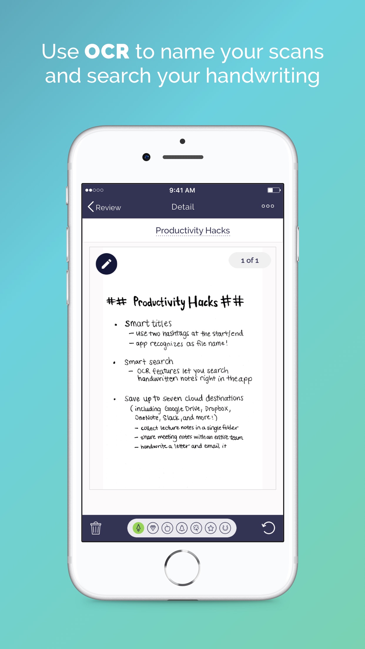 Screenshot do app Rocketbook App