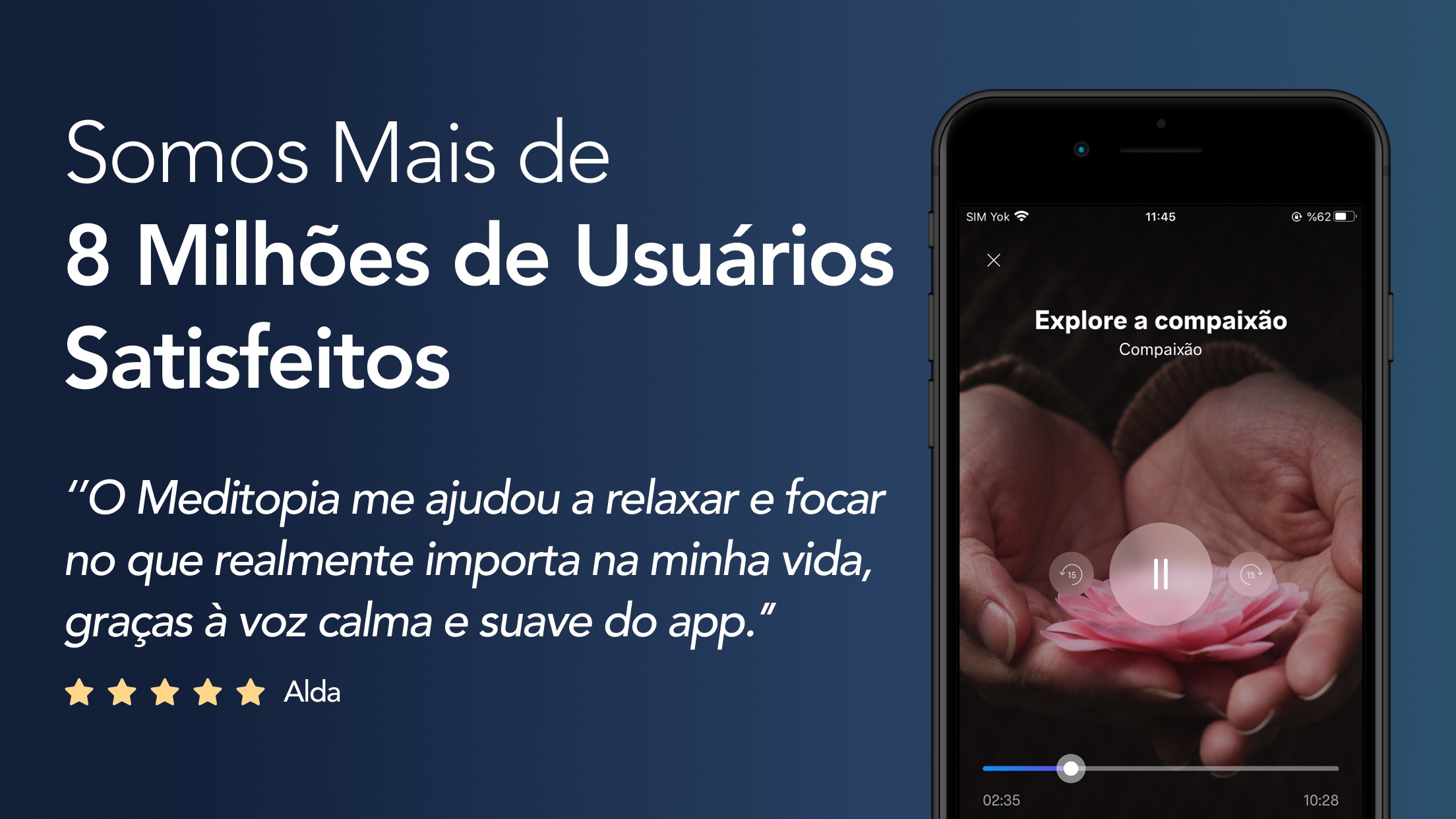 Screenshot do app Meditopia: Meditação, Sono