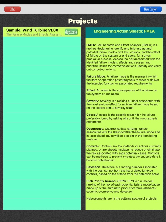 Engineering FMEA