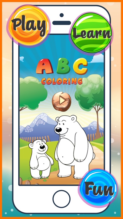 ABC Animals Coloring Book