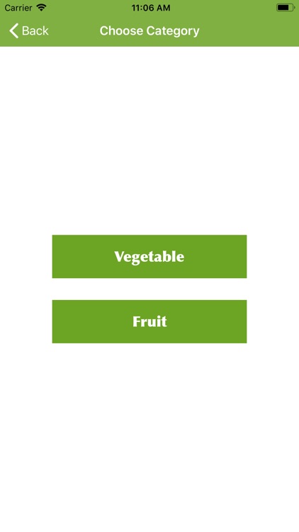 Vegetable Fruit Learn Quiz