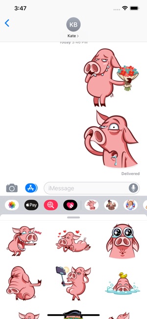 Naughty Pig Sticker Pack(圖3)-速報App