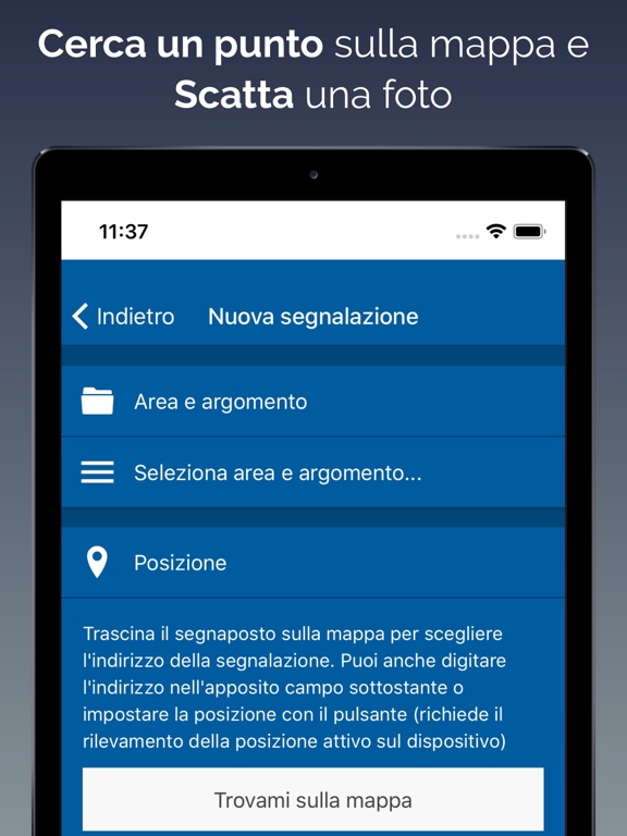 Screenshot #6 pour Segnalazioni Comune di Udine