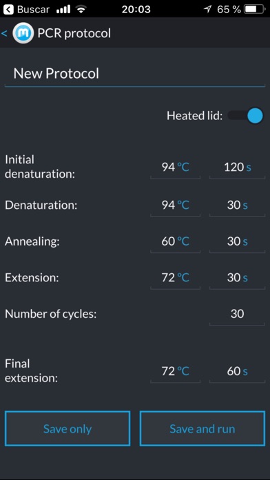 How to cancel & delete miniPCR thermal cycler from iphone & ipad 1