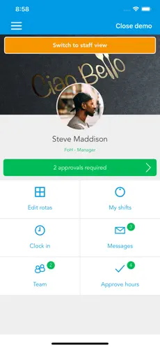 Screenshot 1 OnTime - Team management iphone
