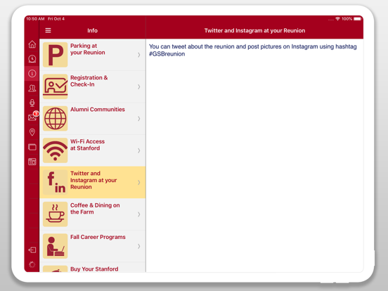 Screenshot #5 pour Stanford GSB Reunions 2020