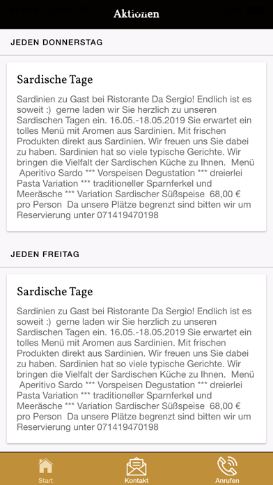 How to cancel & delete Da Sergio – Ludwigsburg from iphone & ipad 1