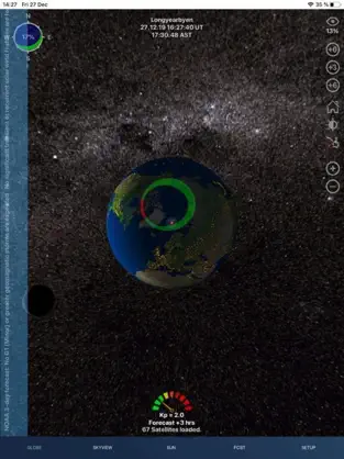 Screenshot 1 Aurora Forecast 3D iphone