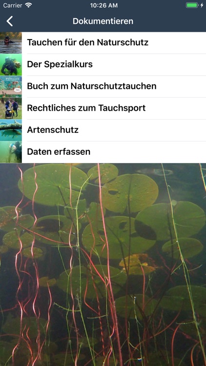 Tauchen-App Wasserpflanzen screenshot-4