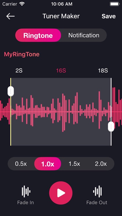 Ringtone Maker : MyRingtone