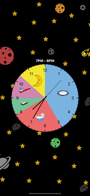 Kids Activity Clock