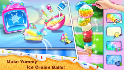 Unicorn Ice Cream-Chef Games screenshot 2