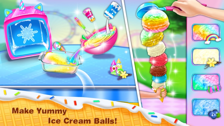 【图】Unicorn Ice Cream-Chef Games(截图2)