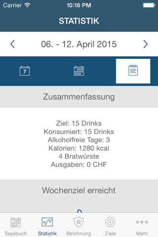 drink less Schweiz screenshot 4