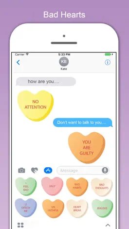 Game screenshot Bad Hearts -Also Cool Stickers hack
