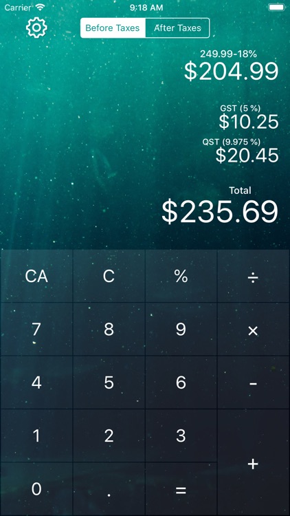 HyperTax - Canada Sales Taxes screenshot-0