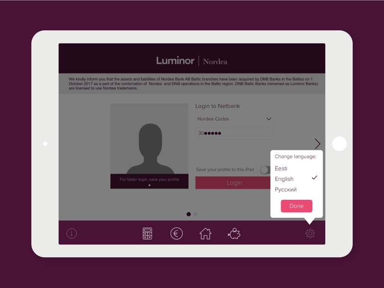 Luminor Eesti for iPad screenshot-5