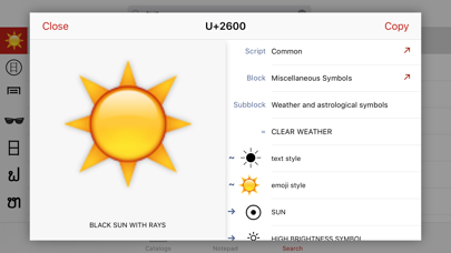 Unicode Pad Pro with keyboards Screenshots
