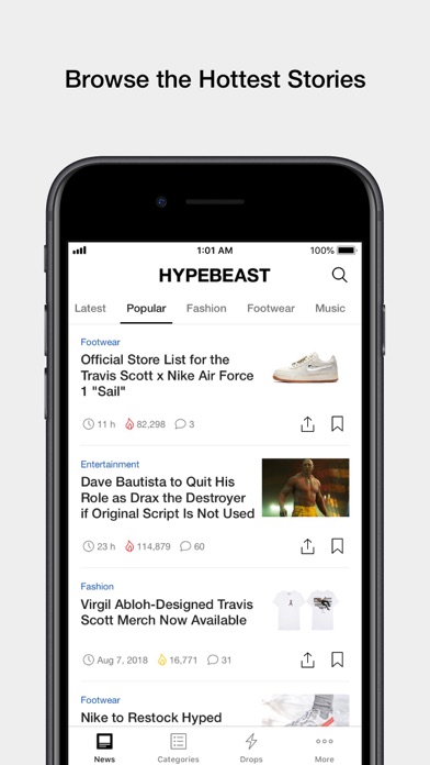 HYPEBEAST screenshot 4