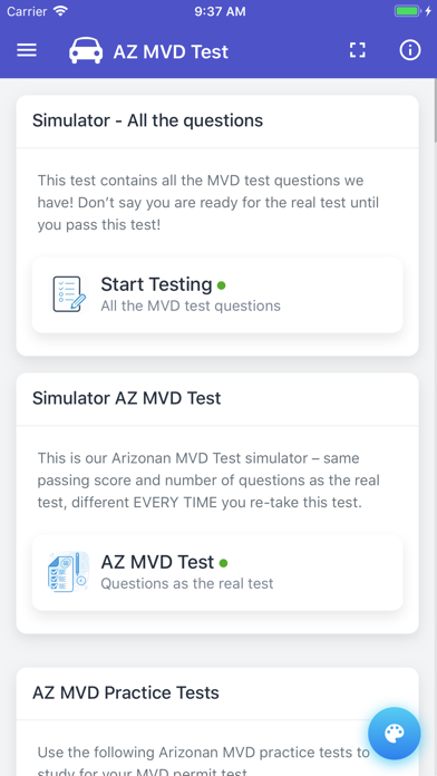 AZ MVD Test screenshot 3