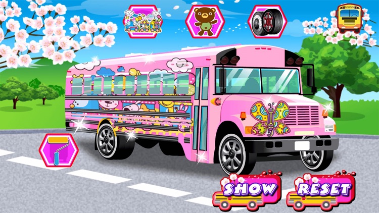 School Bus Car Wash Games screenshot-8