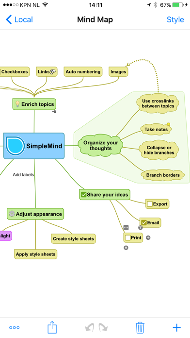 SimpleMind (レガシー) screenshot1