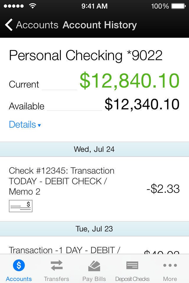 The Bank of Delmarva Mobile screenshot 2