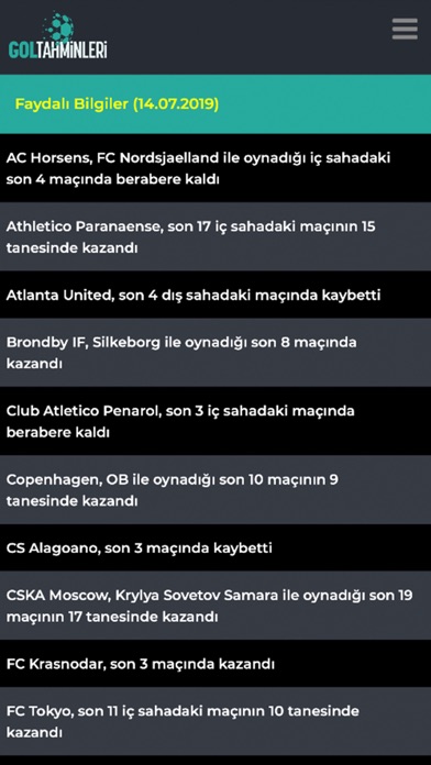 Gol Tahminleri screenshot 3