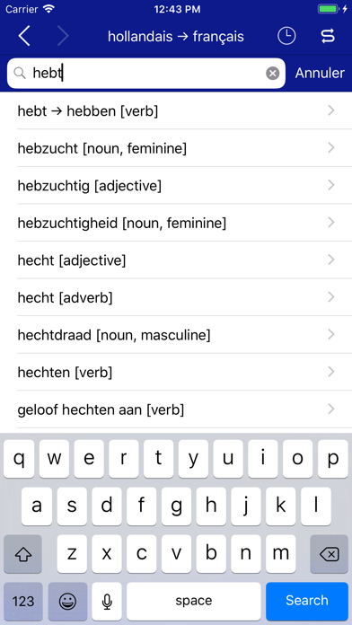 Accio Dutch-French screenshot 4