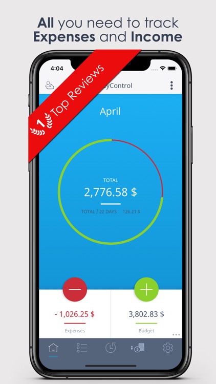 MoneyControl Spending Tracker screenshot-0