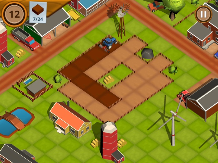 TractoRush  Cubed Farm Puzzle