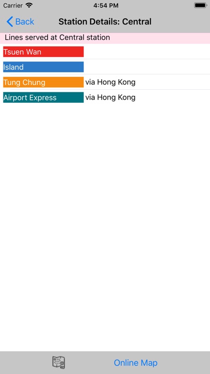 Hong Kong Metro Route Planner screenshot-5