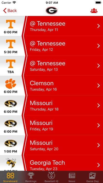 SEC Baseball