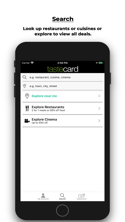 tastecard dining discounts screenshot-3
