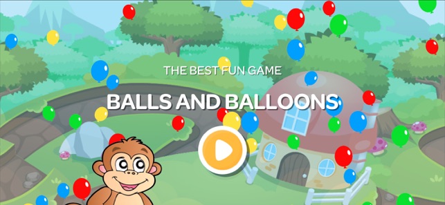 Monkey and balloons