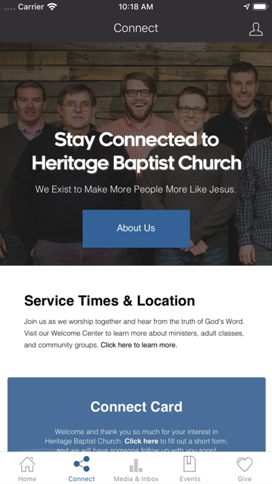 Heritage Baptist Church CS screenshot 2