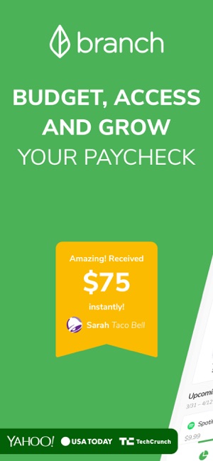 Branch: Budget & Get Paid Now