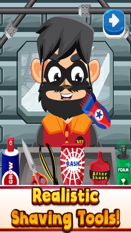 Superhero Shave Salon Game