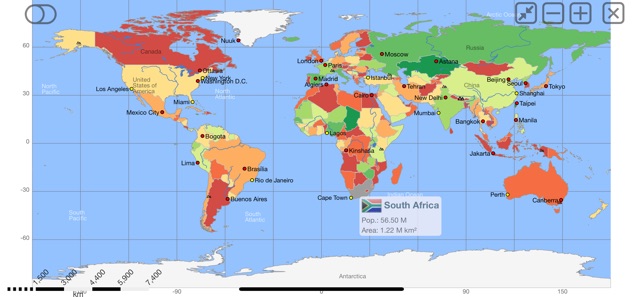 World atlas & world map MxGeo(圖9)-速報App