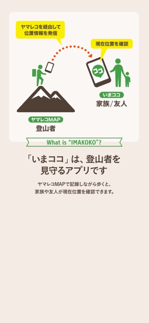 在app Store 上的 いまココ 登山者の現在位置がわかる見守りアプリ