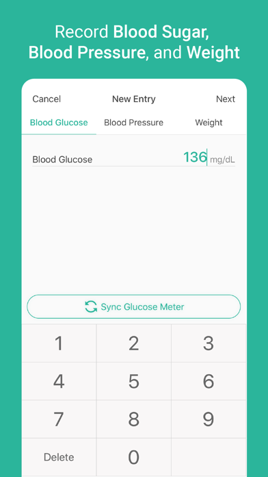 Health2Sync - Diabetes Care & Blood Sugar Tracking screenshot