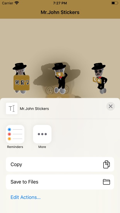 Mr.John Stickers screenshot-3