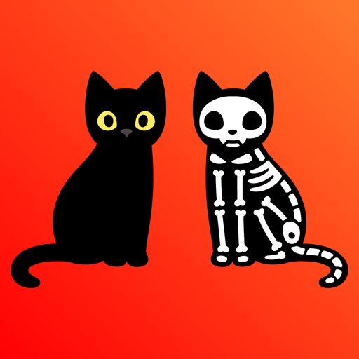 Halloween Kitty Cat Sticker IM