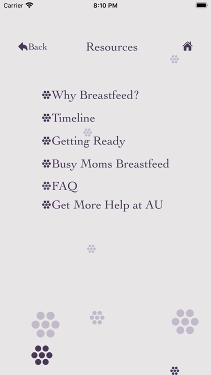 Breastfeeding at AU