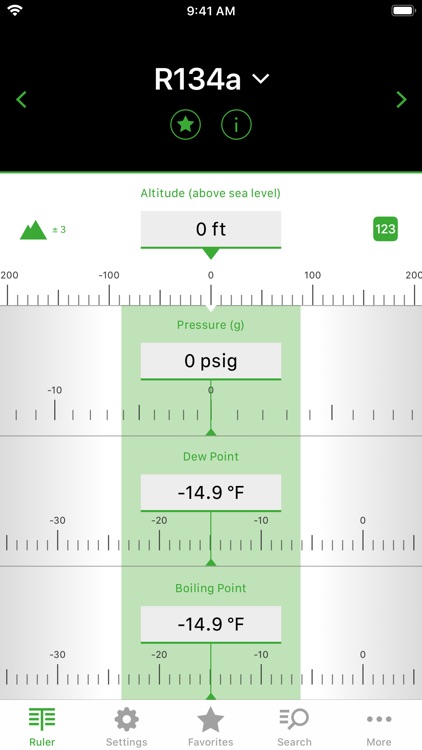 BITZER REFRIGERANT RULER