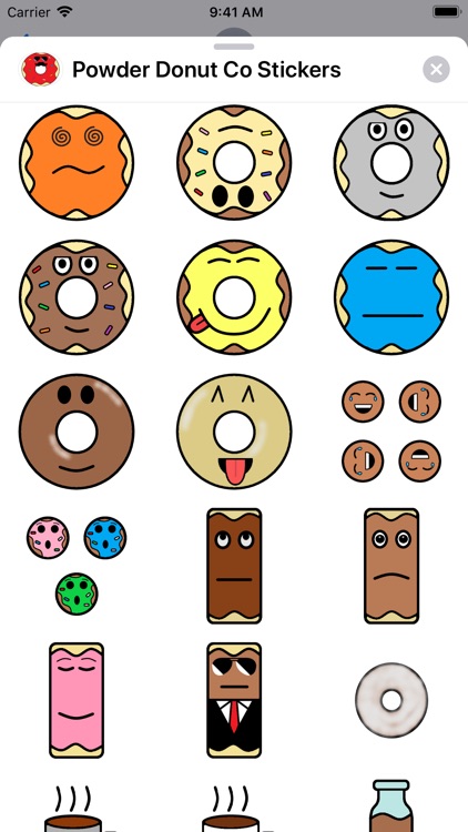 Powder Donut Co Stickers