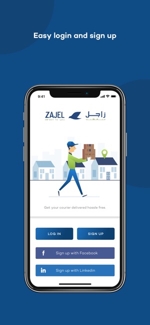 Zajel Smart Courier App