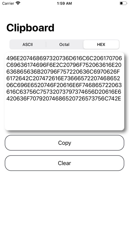 Number systems clipboard