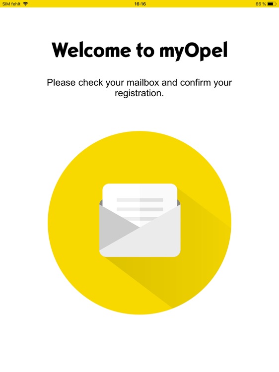 myOpel Pre-Registration