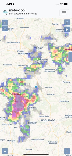 Meteocool Regenradar